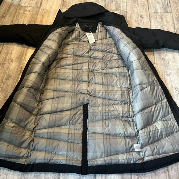 NWT! Nau W's Copenhagen Down Trench Parka Coat, Black (Caviar), Large - Picture 9 of 16